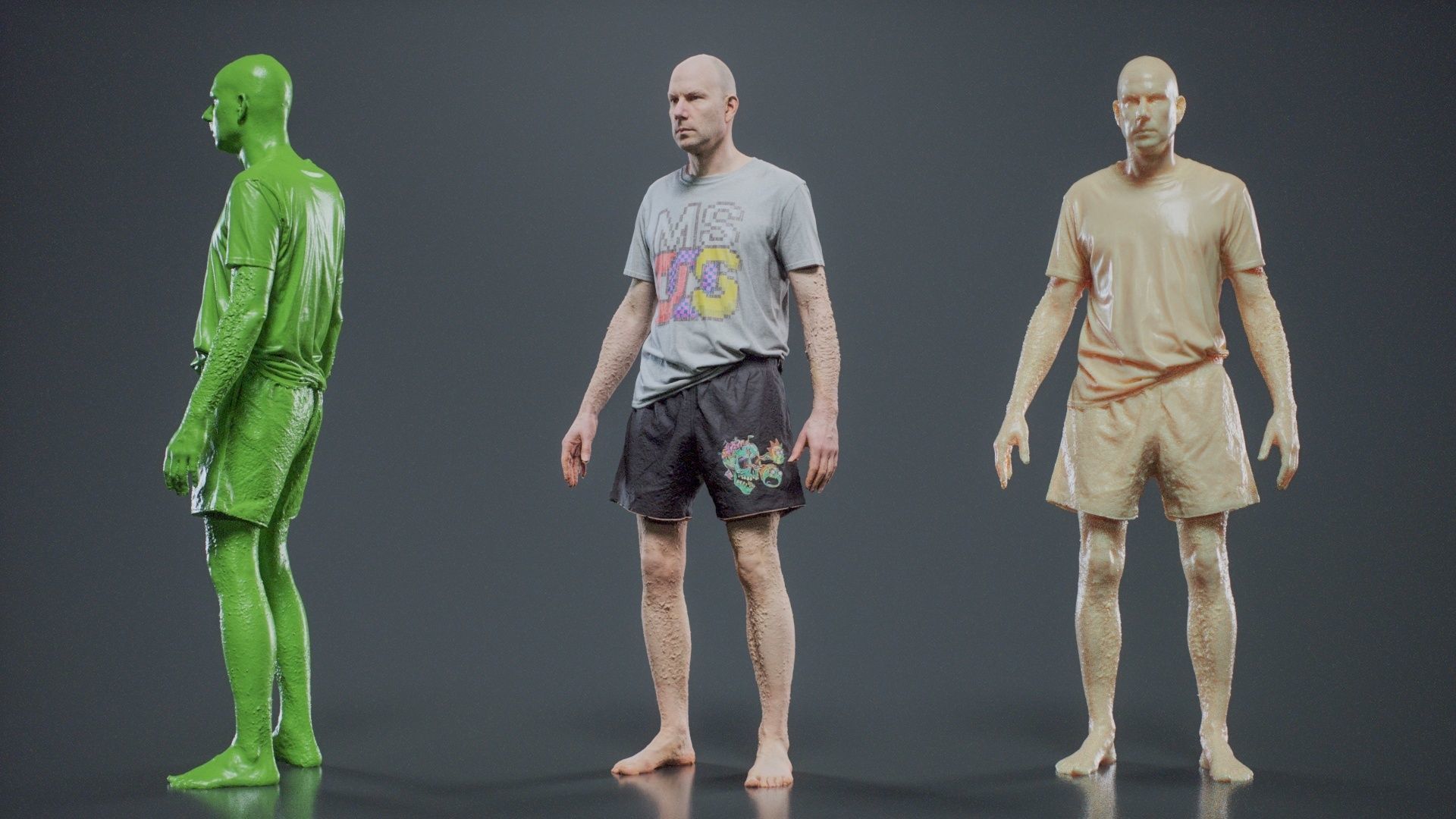 Nerd Man 001 RAW Scan 3D model_11