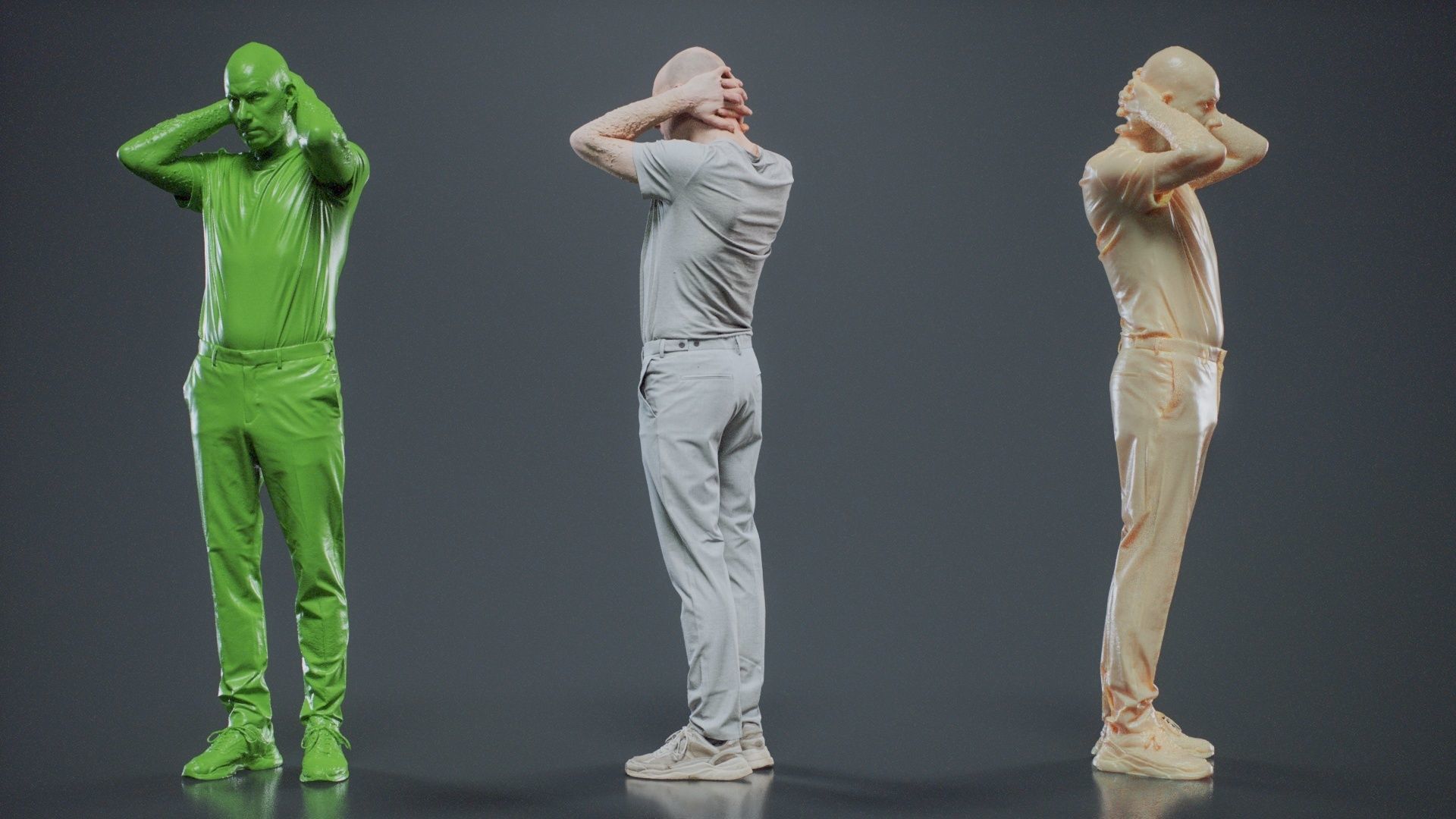 Man In White 008 RAW Scan 3D model_8