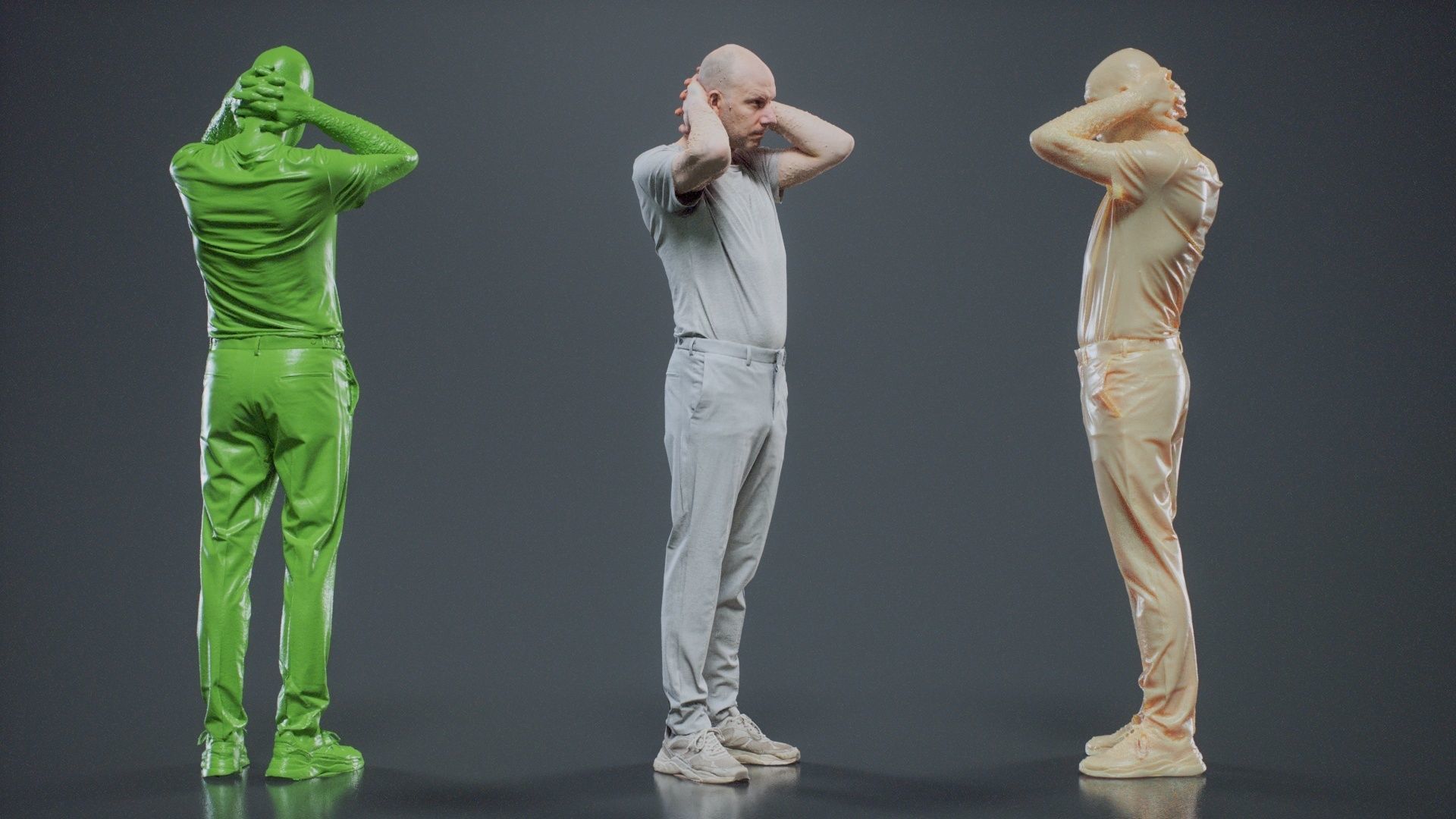 Man In White 008 RAW Scan 3D model_2