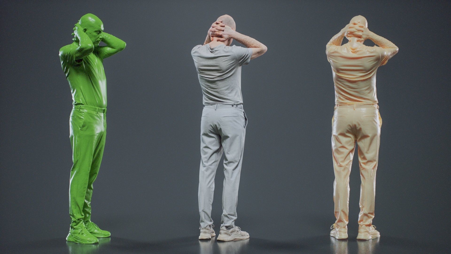 Man In White 008 RAW Scan 3D model_5