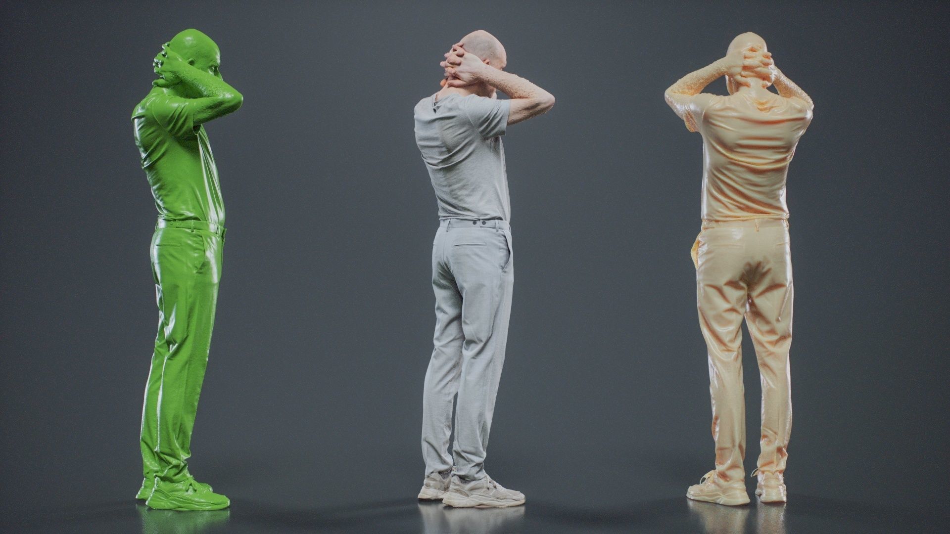 Man In White 008 RAW Scan 3D model_4