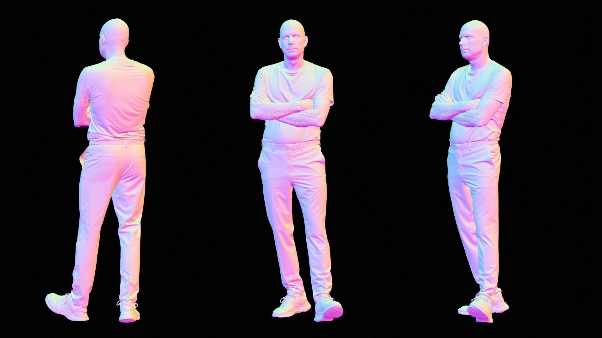 Man In White 007 RAW Scan 3D model_13