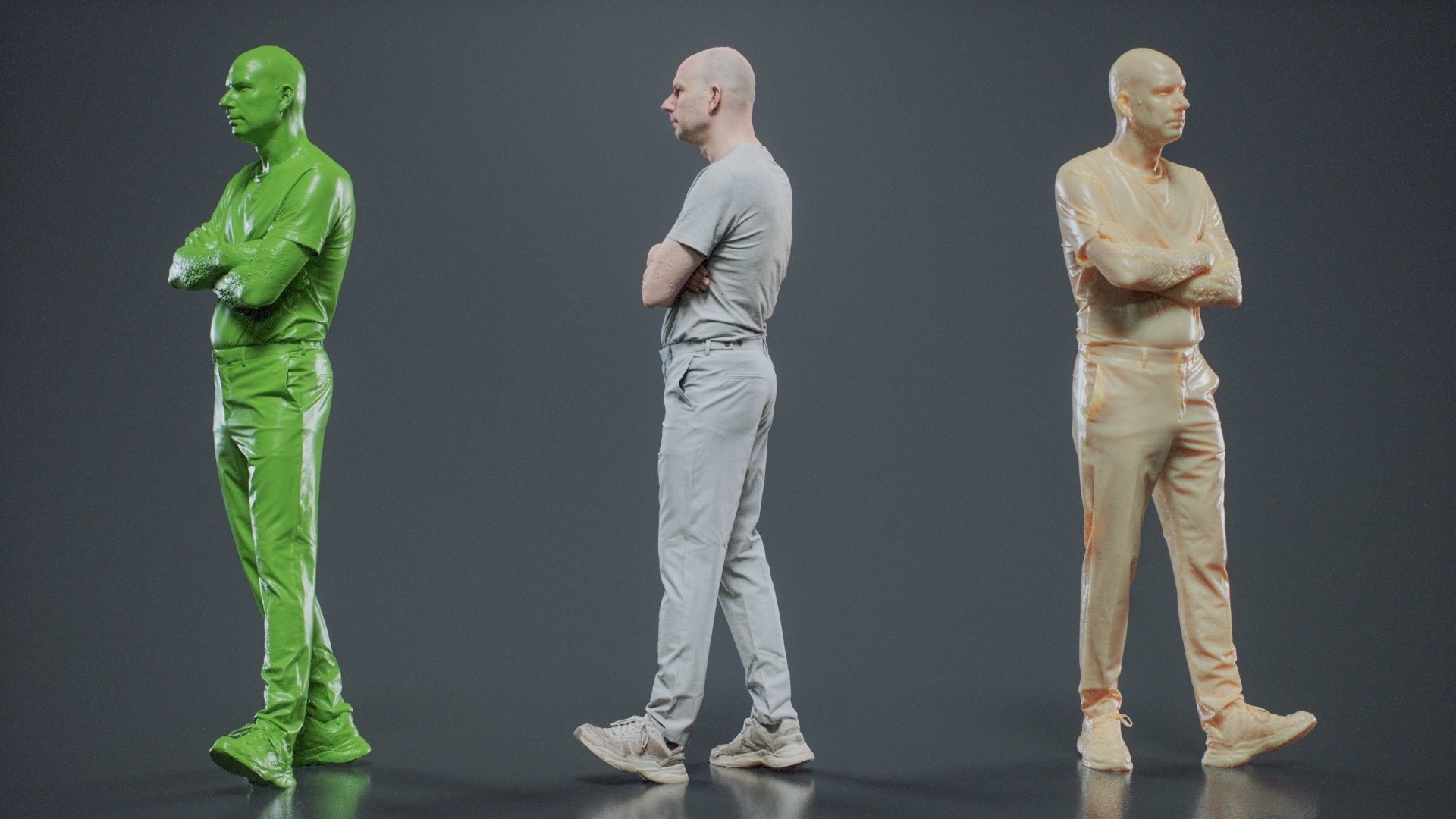 Man In White 007 RAW Scan 3D model_9