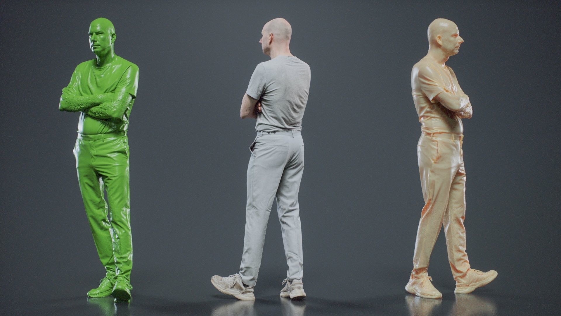 Man In White 007 RAW Scan 3D model_8