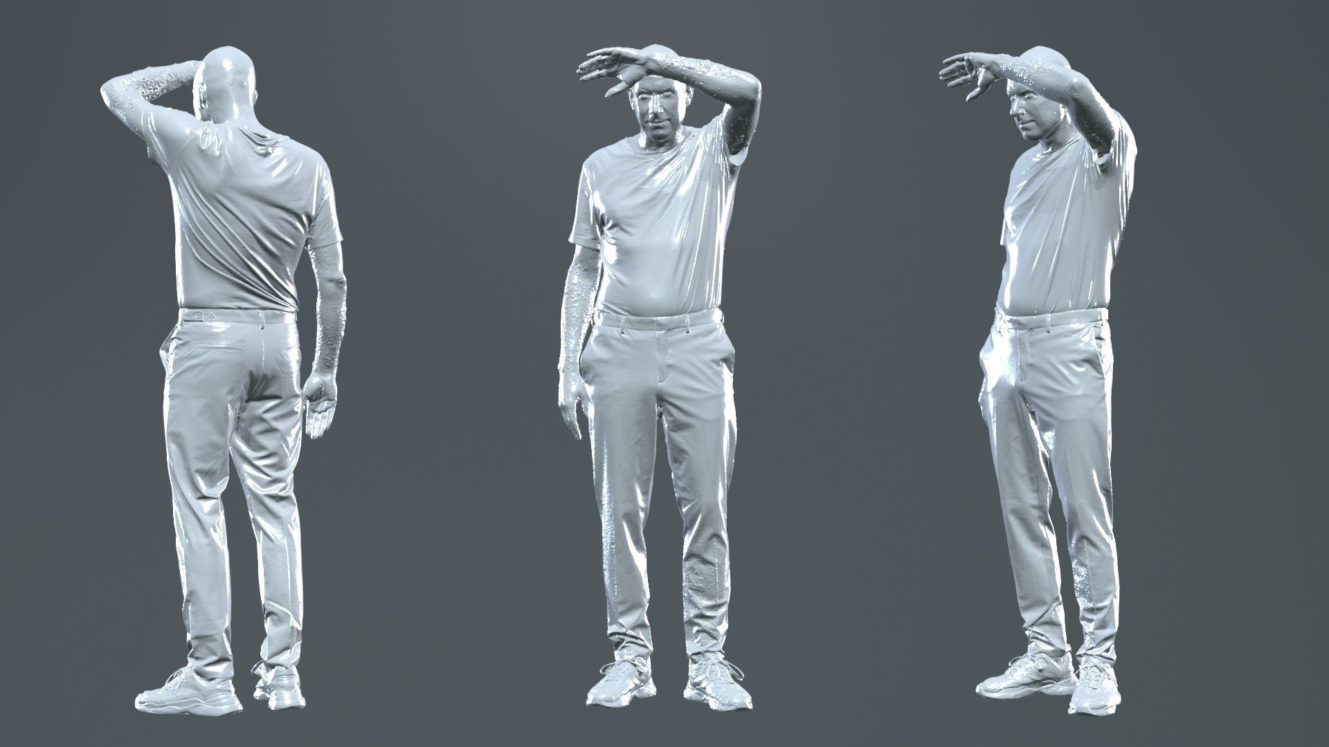 Man In White 006 RAW Scan 3D model_12