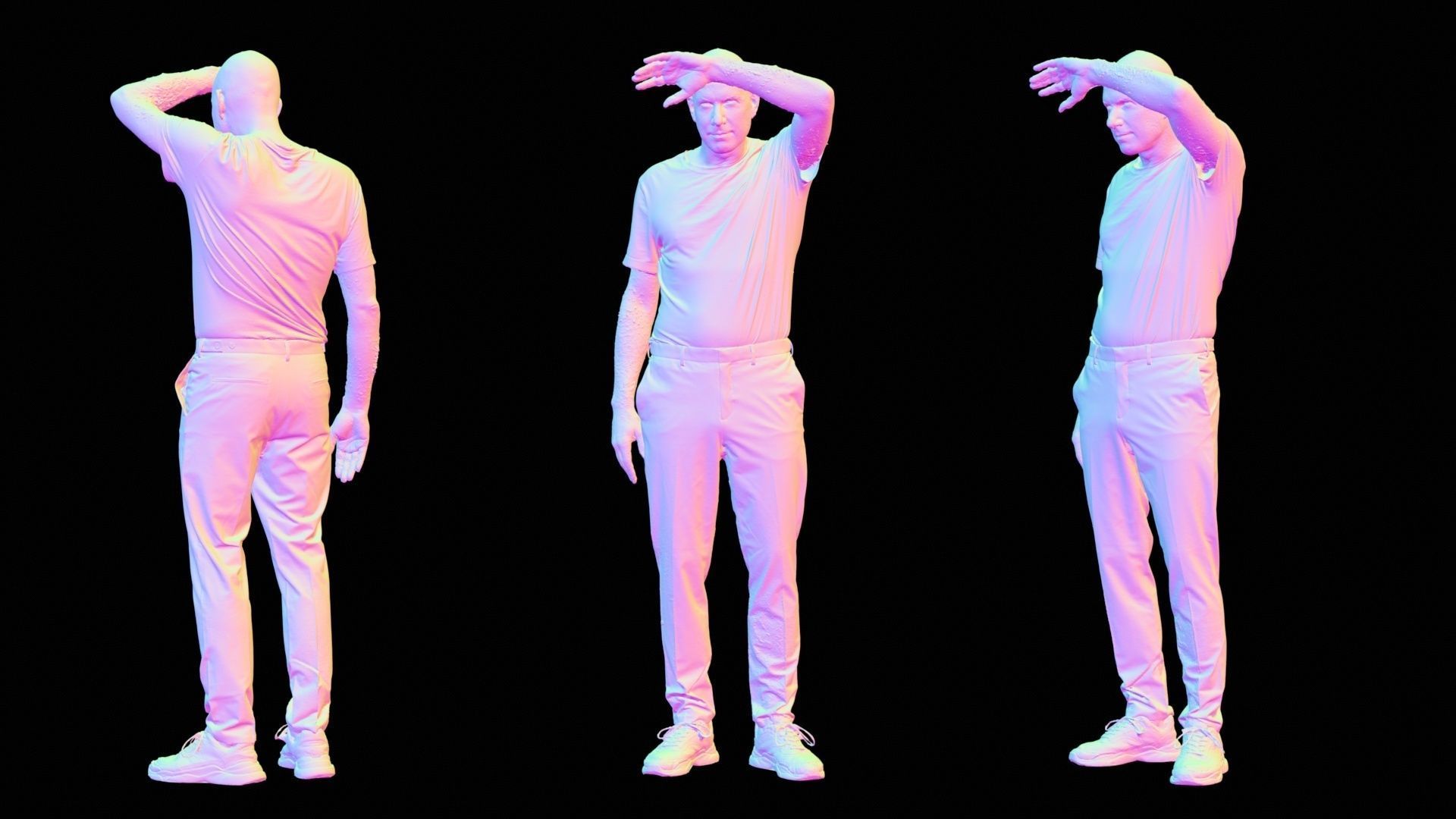 Man In White 006 RAW Scan 3D model_13