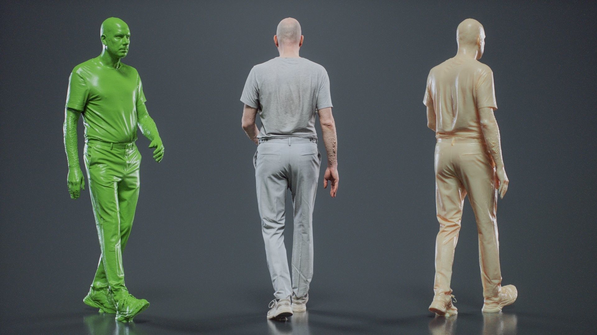 Man In White Walking 003 RAW Scan 3D model_6