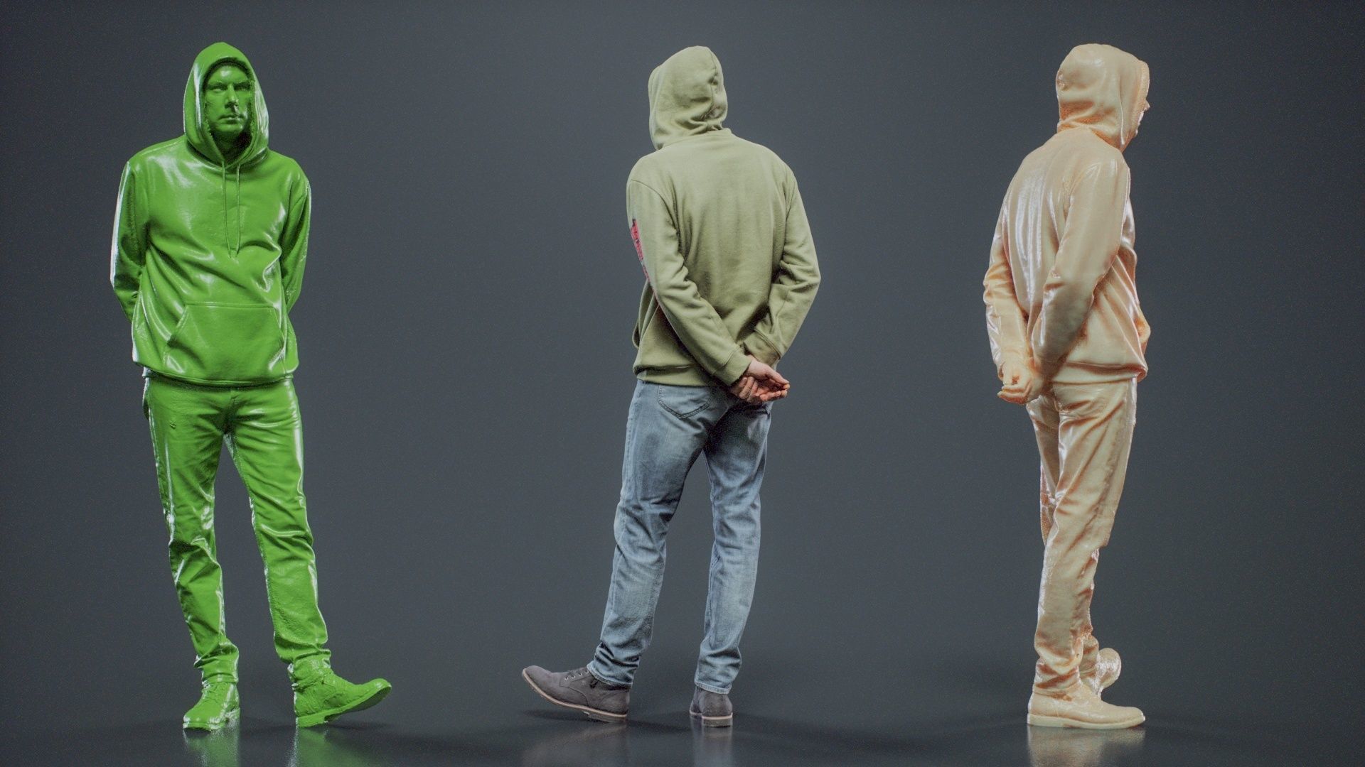 Green Hoodie Man 008 RAW Scan 3D model_7