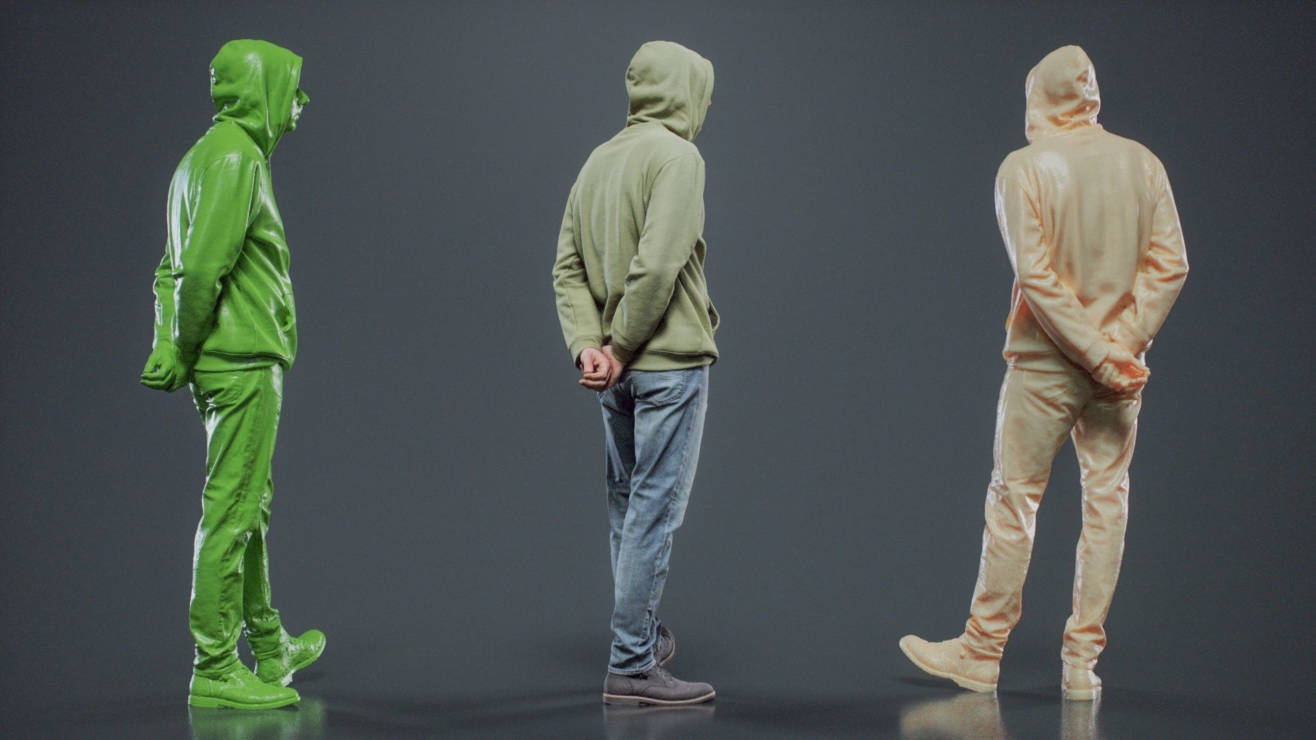 Green Hoodie Man 008 RAW Scan 3D model_4