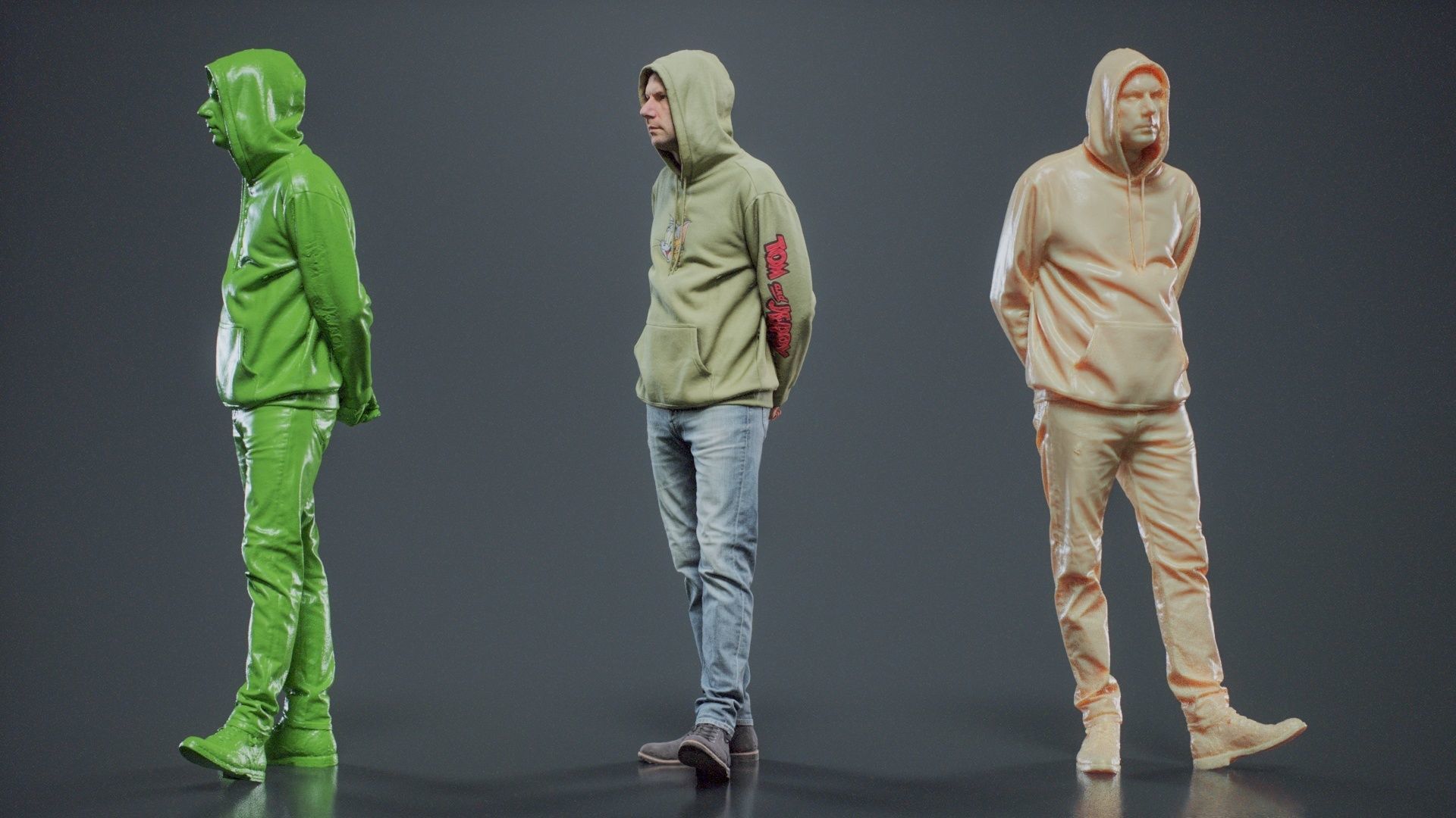 Green Hoodie Man 008 RAW Scan 3D model_10