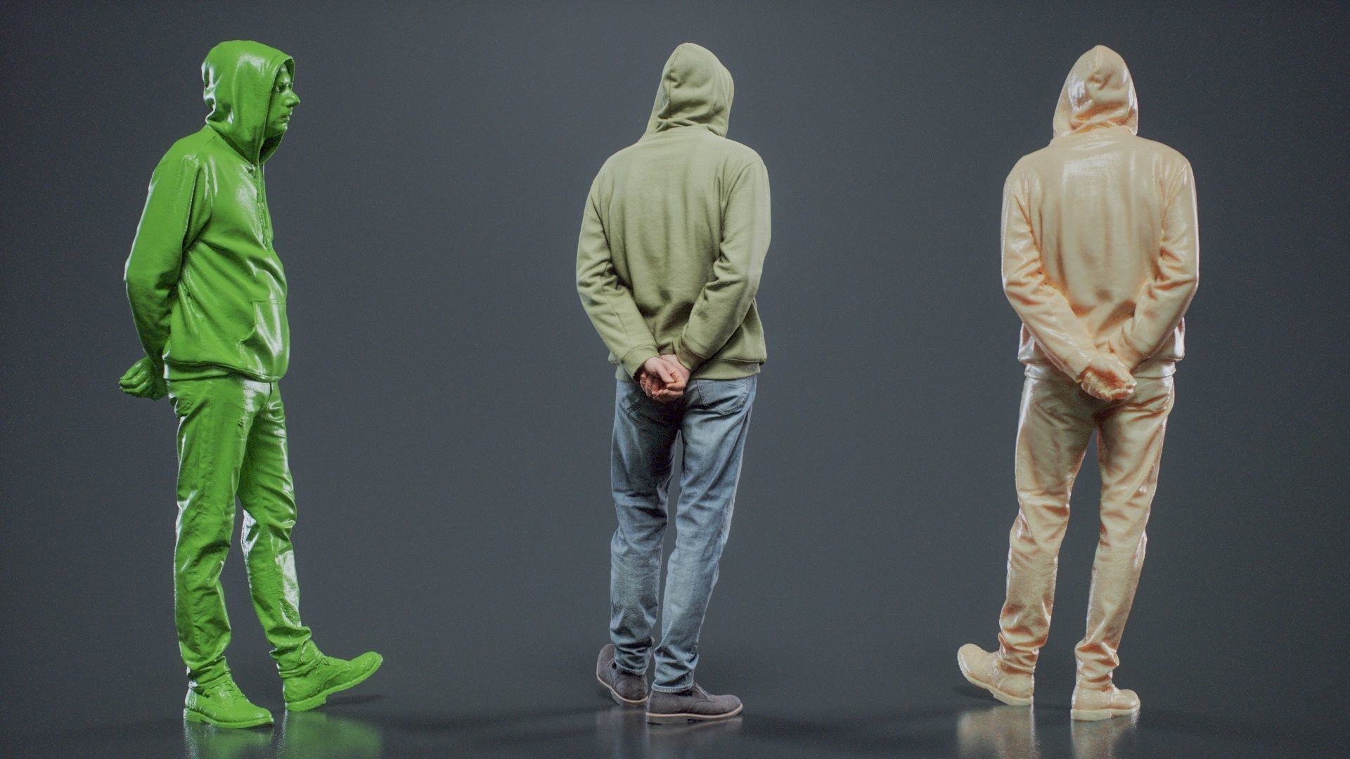 Green Hoodie Man 008 RAW Scan 3D model_5