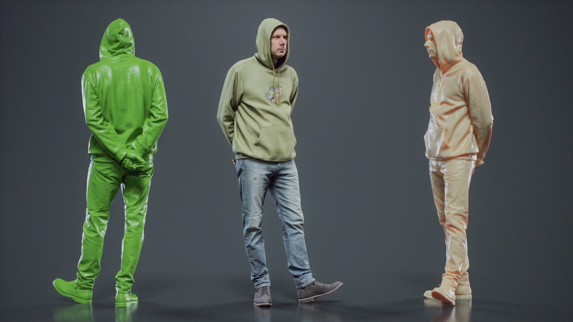 Green Hoodie Man 008 RAW Scan 3D model_1