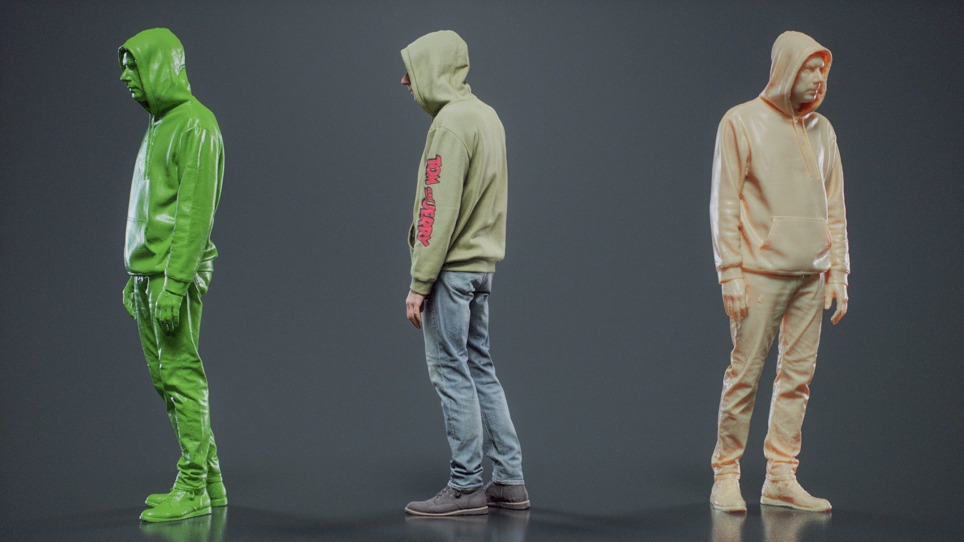 Green Hoodie Man 006 RAW Scan 3D model_9