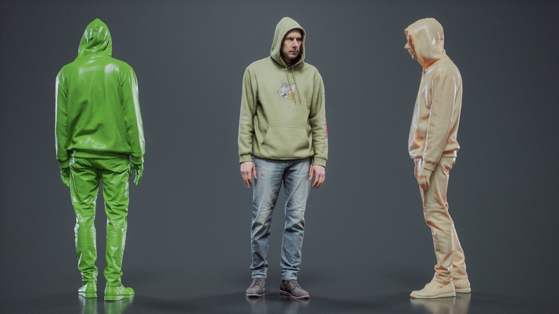 Green Hoodie Man 006 RAW Scan 3D model_1