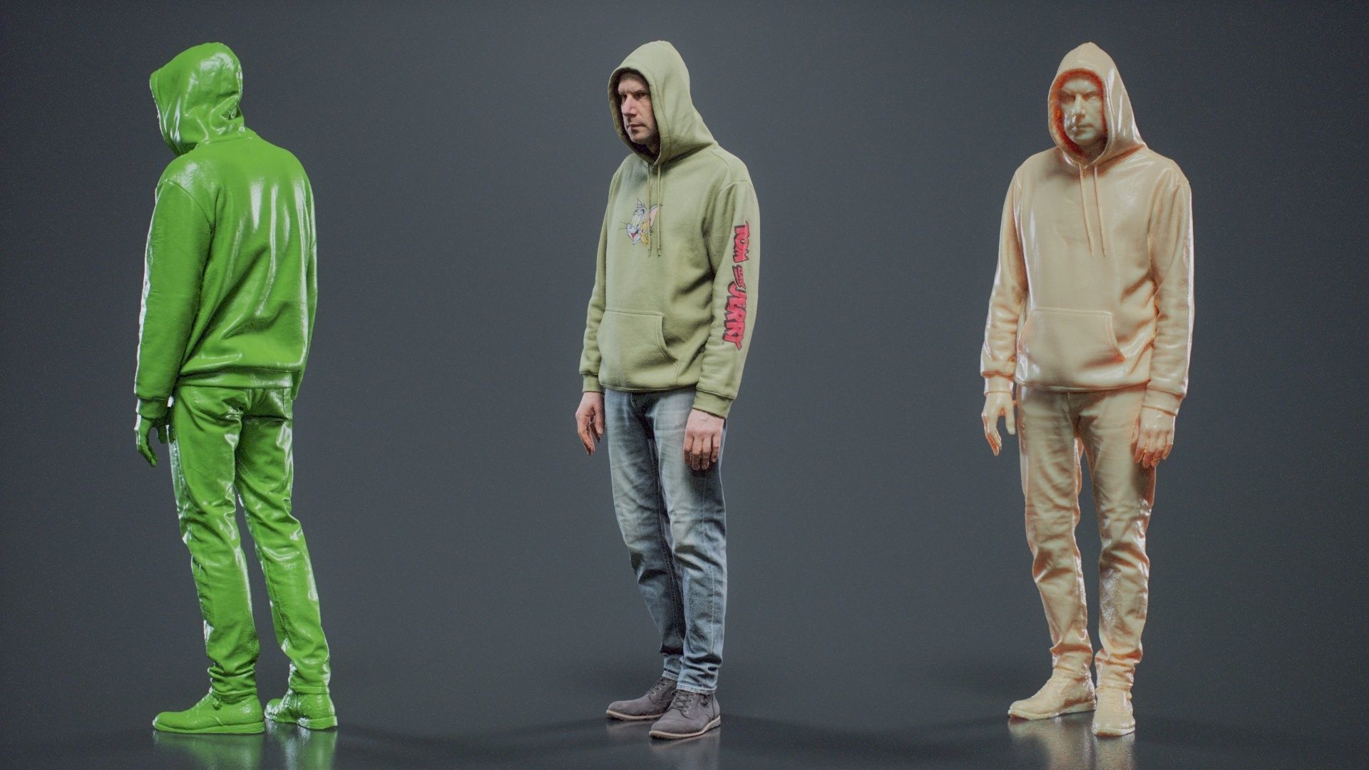 Green Hoodie Man 006 RAW Scan 3D model_11