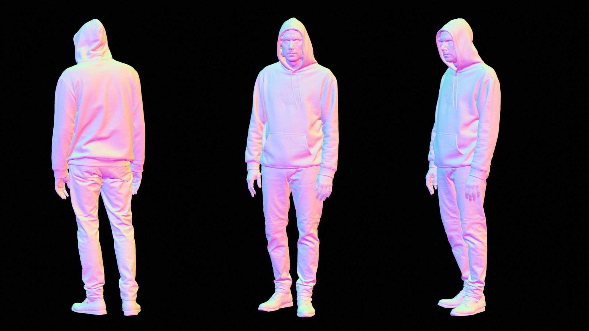 Green Hoodie Man 006 RAW Scan 3D model_13