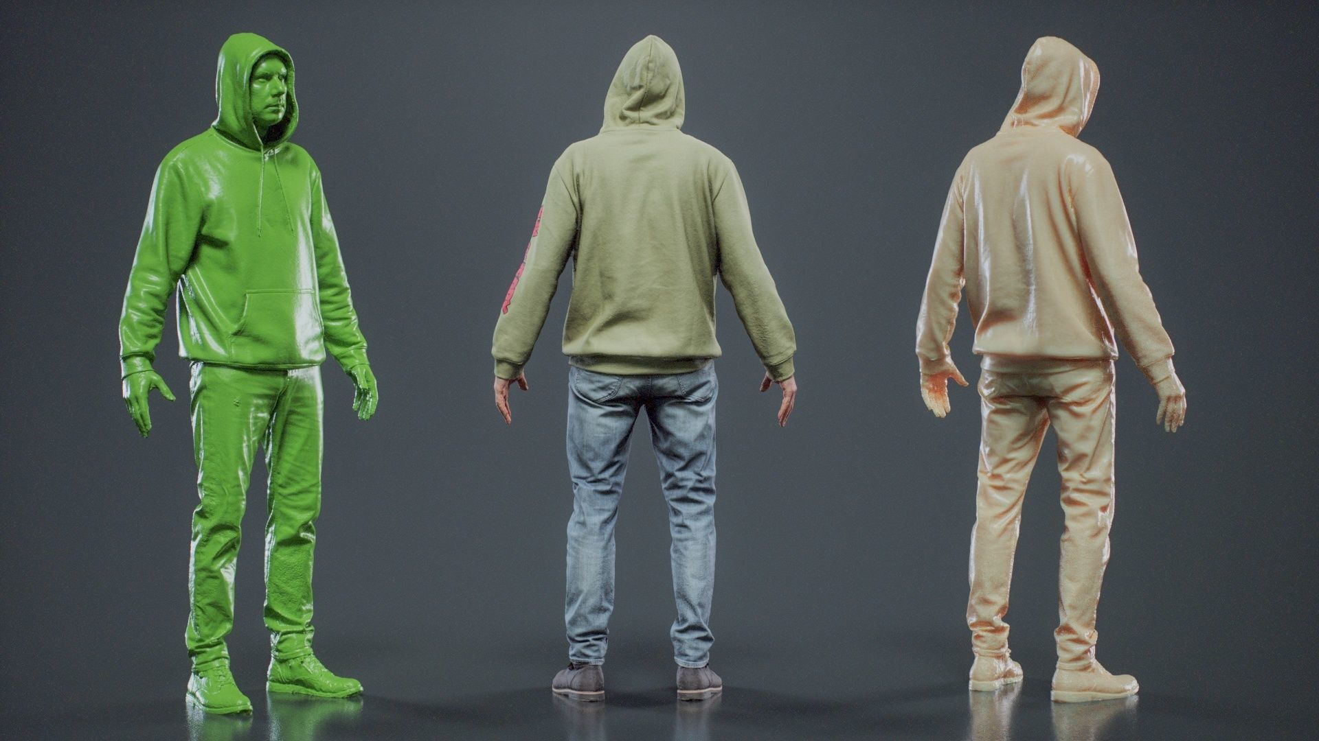 Green Hoodie Man 005 RAW Scan 3D model_6