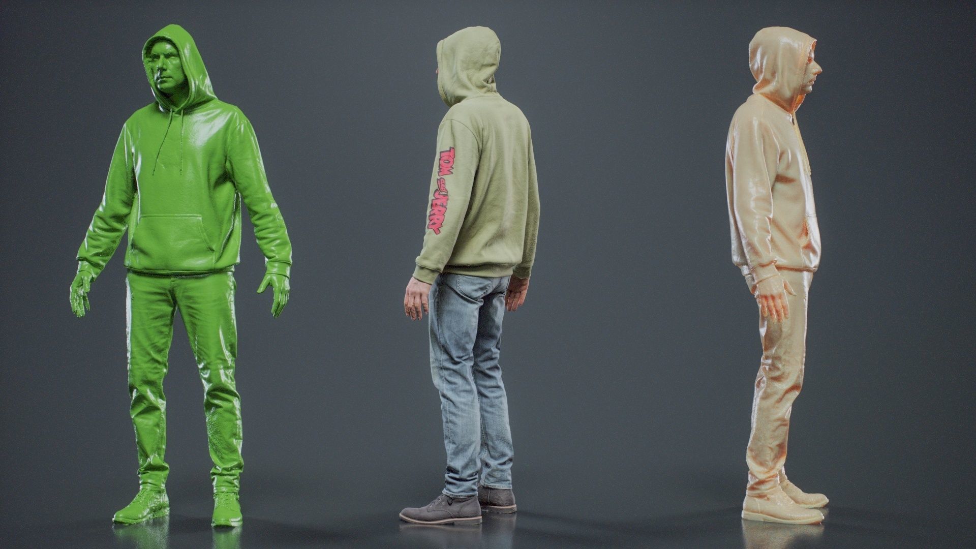 Green Hoodie Man 005 RAW Scan 3D model_8