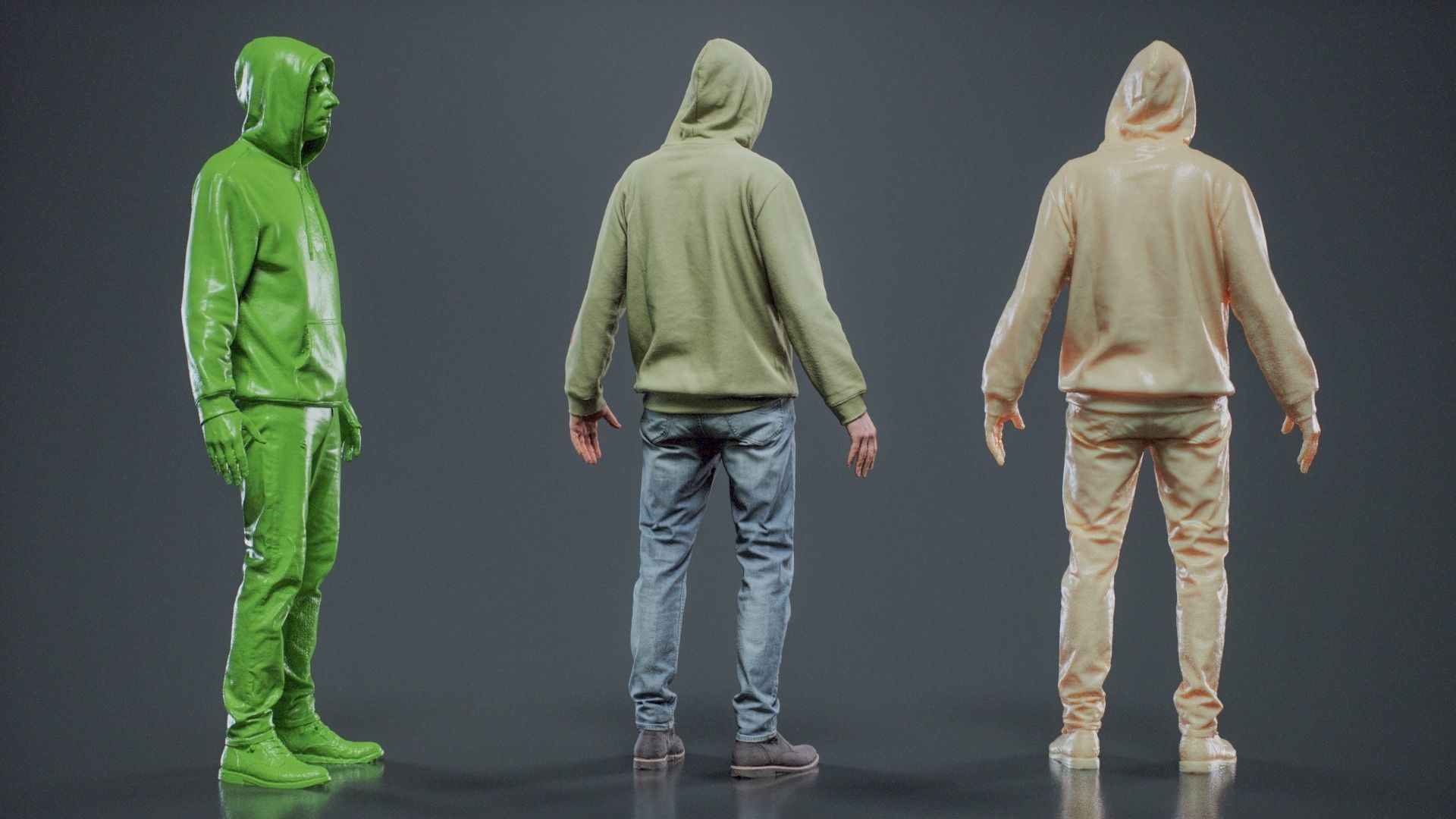 Green Hoodie Man 005 RAW Scan 3D model_5