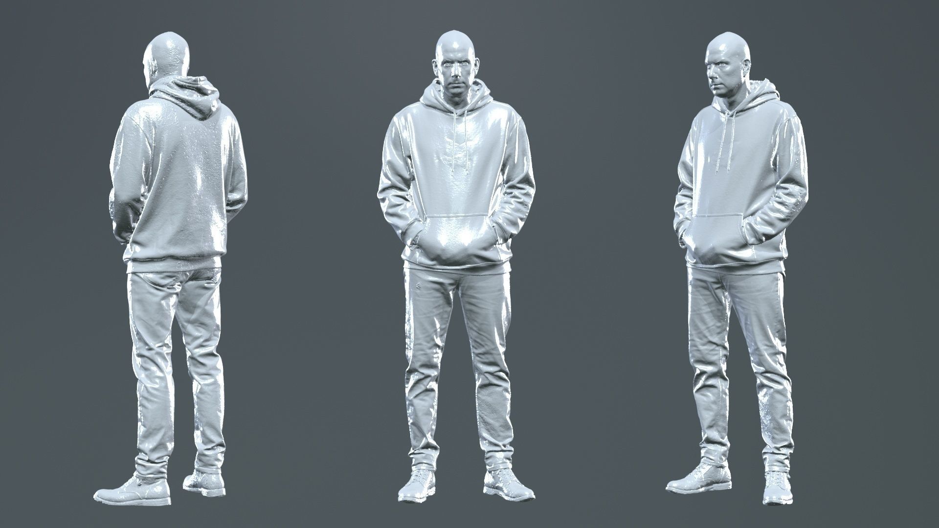 Green Hoodie Man 004 RAW Scan 3D model_12