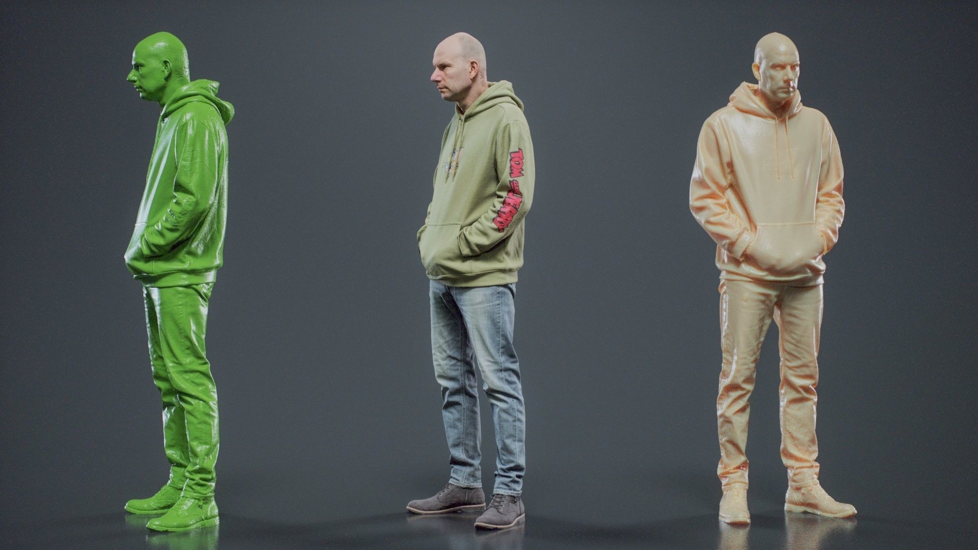 Green Hoodie Man 004 RAW Scan 3D model_10