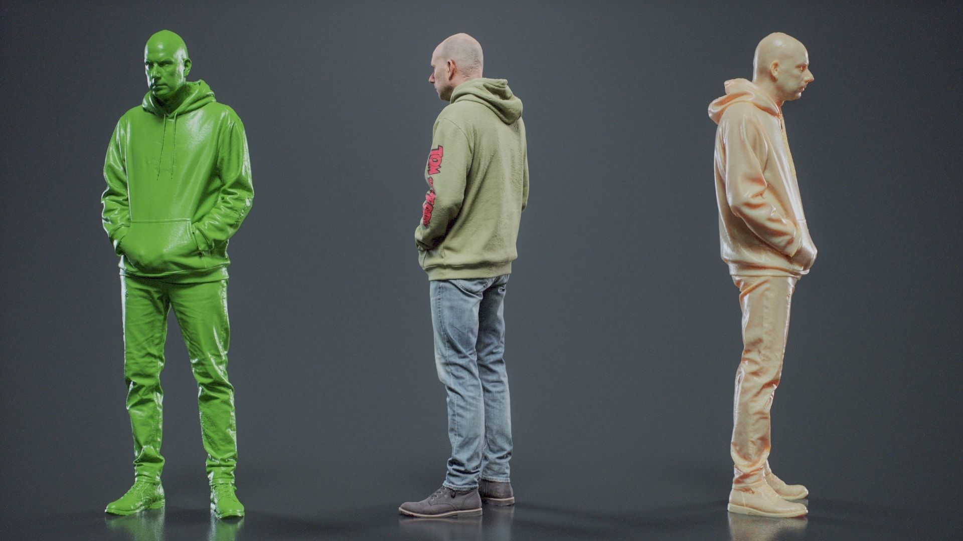 Green Hoodie Man 004 RAW Scan 3D model_8