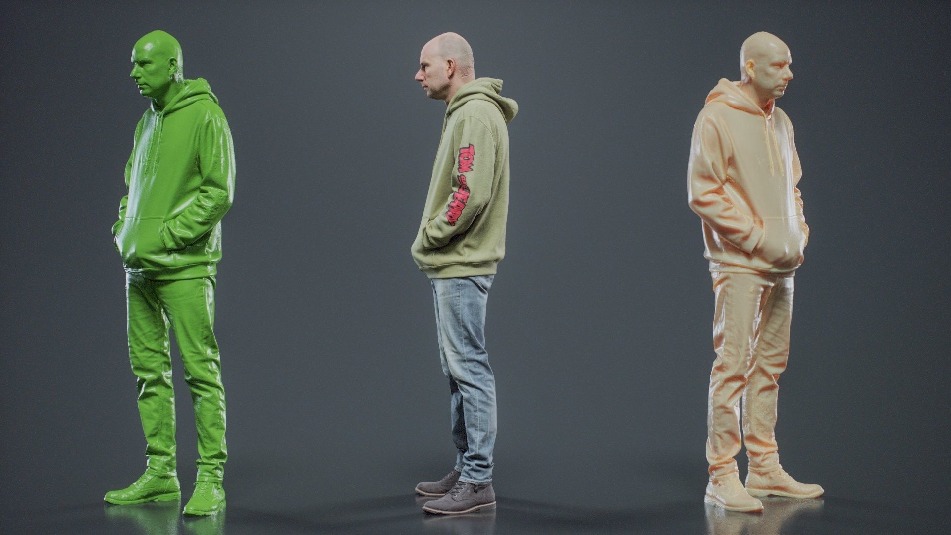Green Hoodie Man 004 RAW Scan 3D model_9