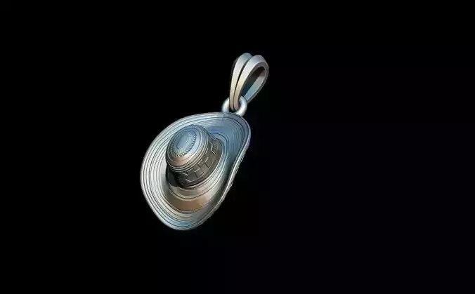 Colombian hat pendant
