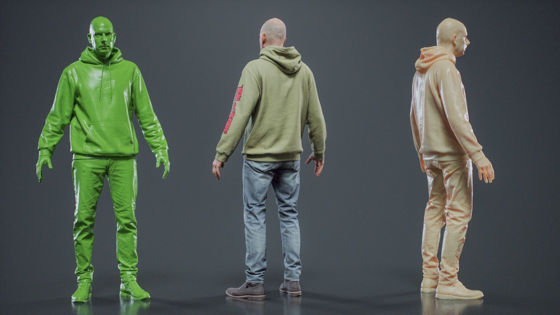 Green Hoodie Man 001 RAW Scan 3D model_7