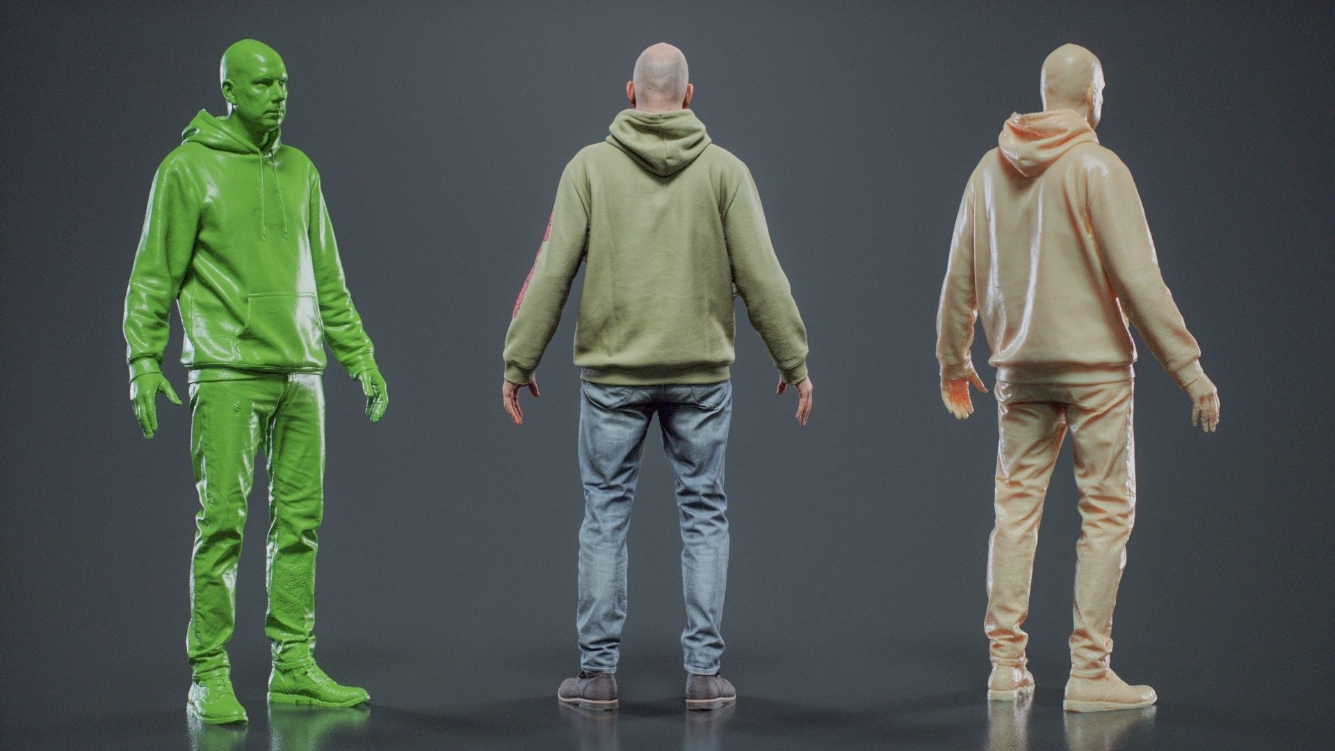 Green Hoodie Man 001 RAW Scan 3D model_6