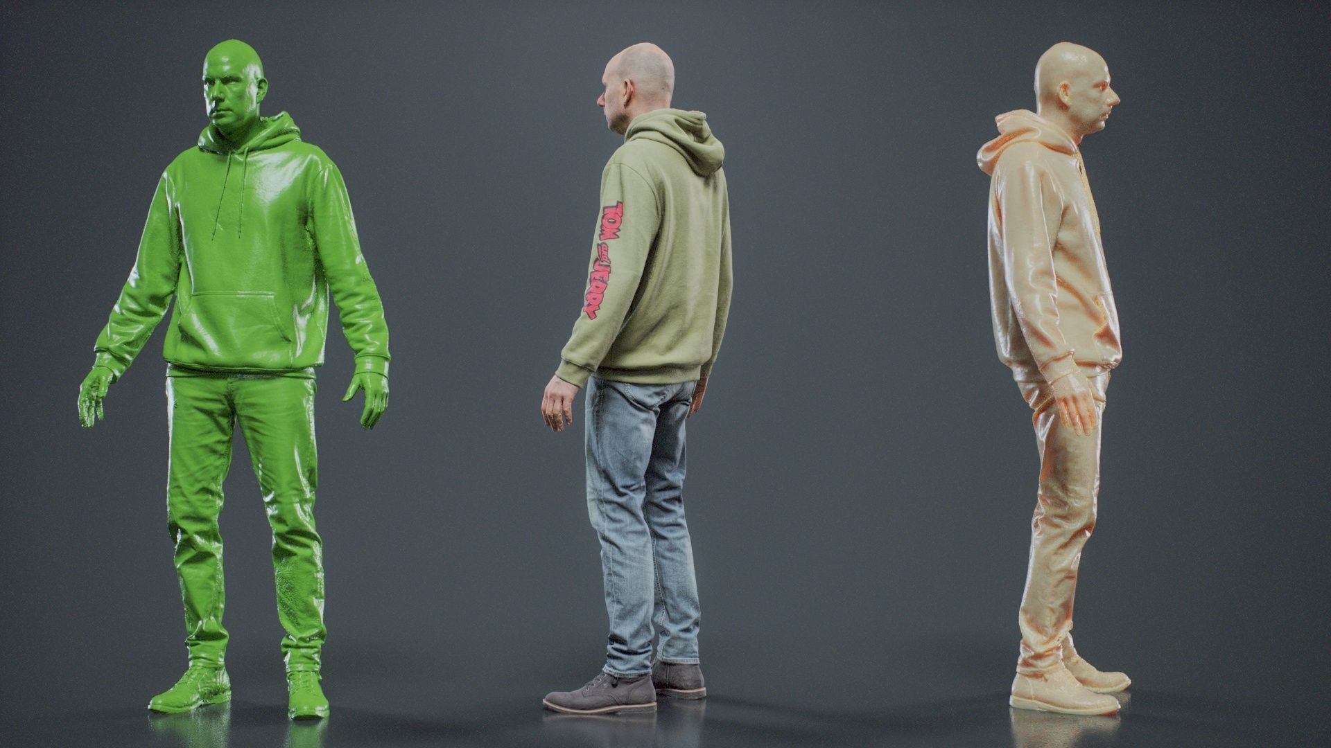 Green Hoodie Man 001 RAW Scan 3D model_8