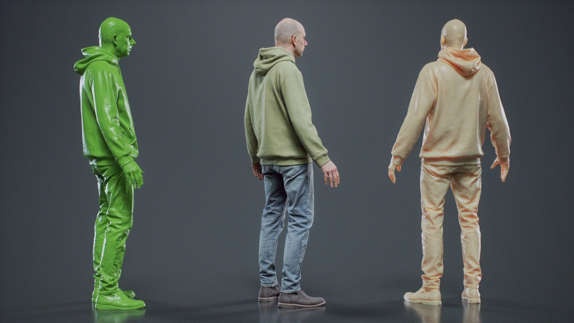Green Hoodie Man 001 RAW Scan 3D model_4