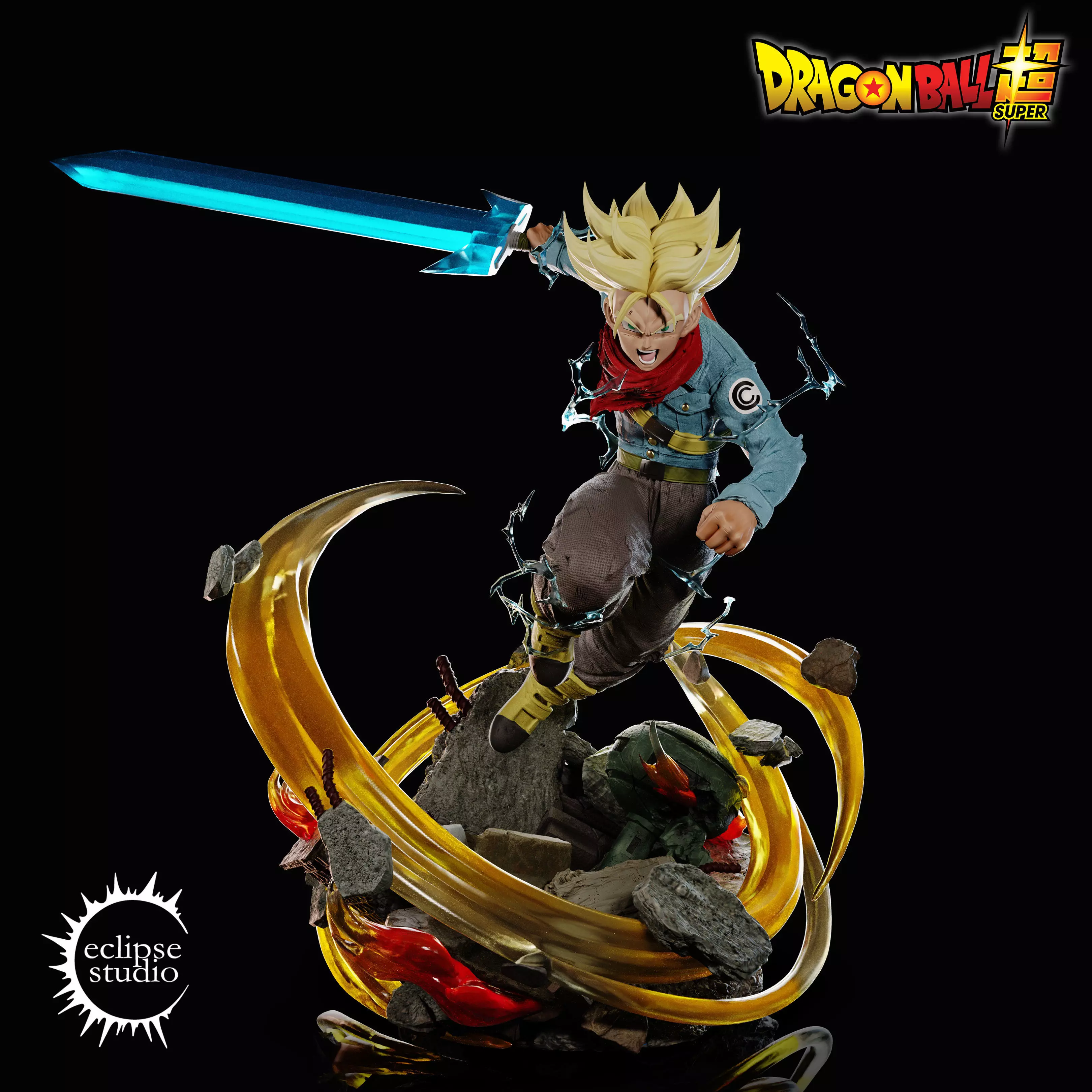 Trunks Dragonball 3D print model