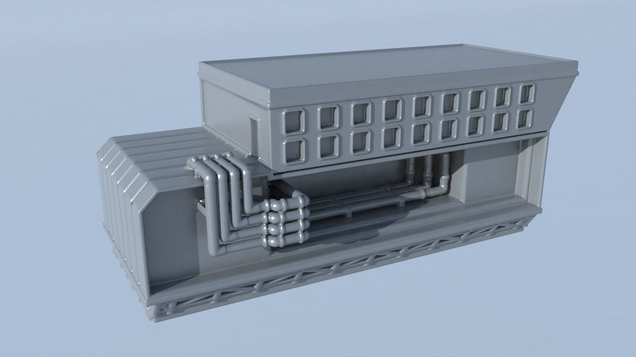 OilRig for 3Dprint 3D print model_11
