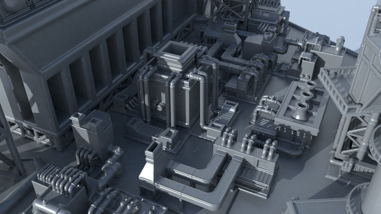 OilRig for 3Dprint 3D print model_1