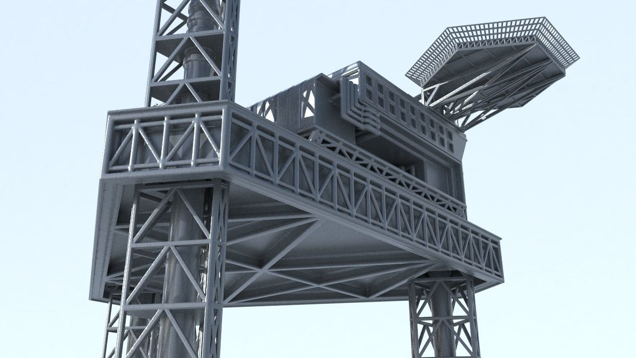 OilRig for 3Dprint 3D print model_2