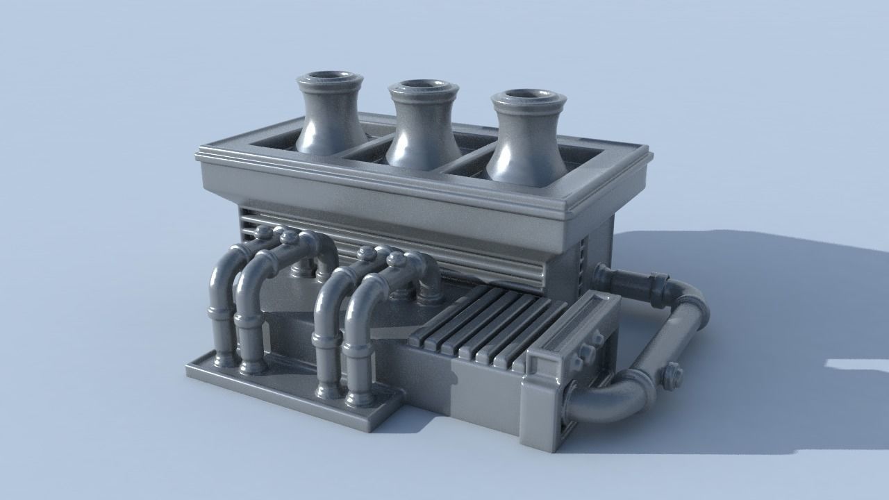 OilRig for 3Dprint 3D print model_16