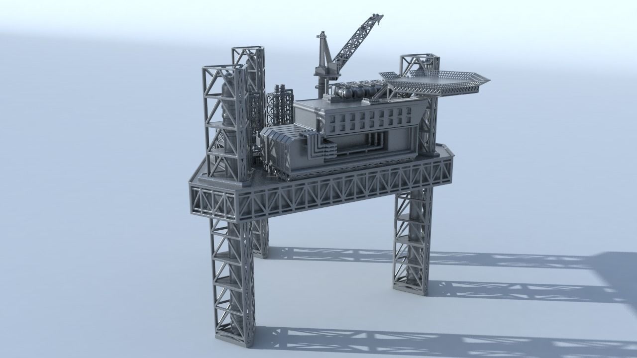 OilRig for 3Dprint 3D print model_17