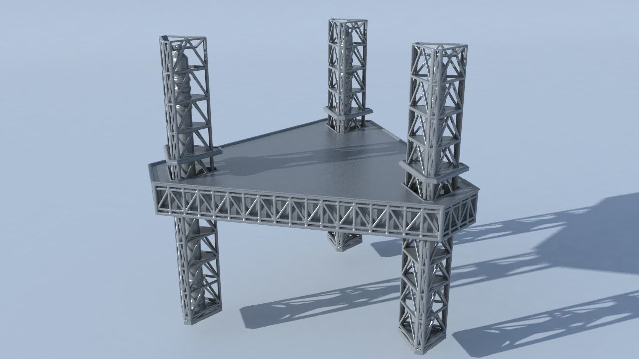 OilRig for 3Dprint 3D print model_9