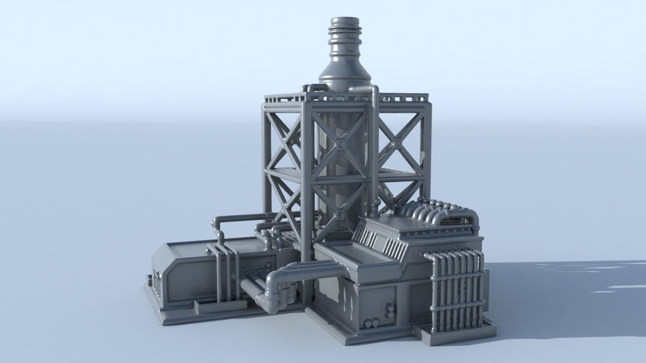 OilRig for 3Dprint 3D print model_12