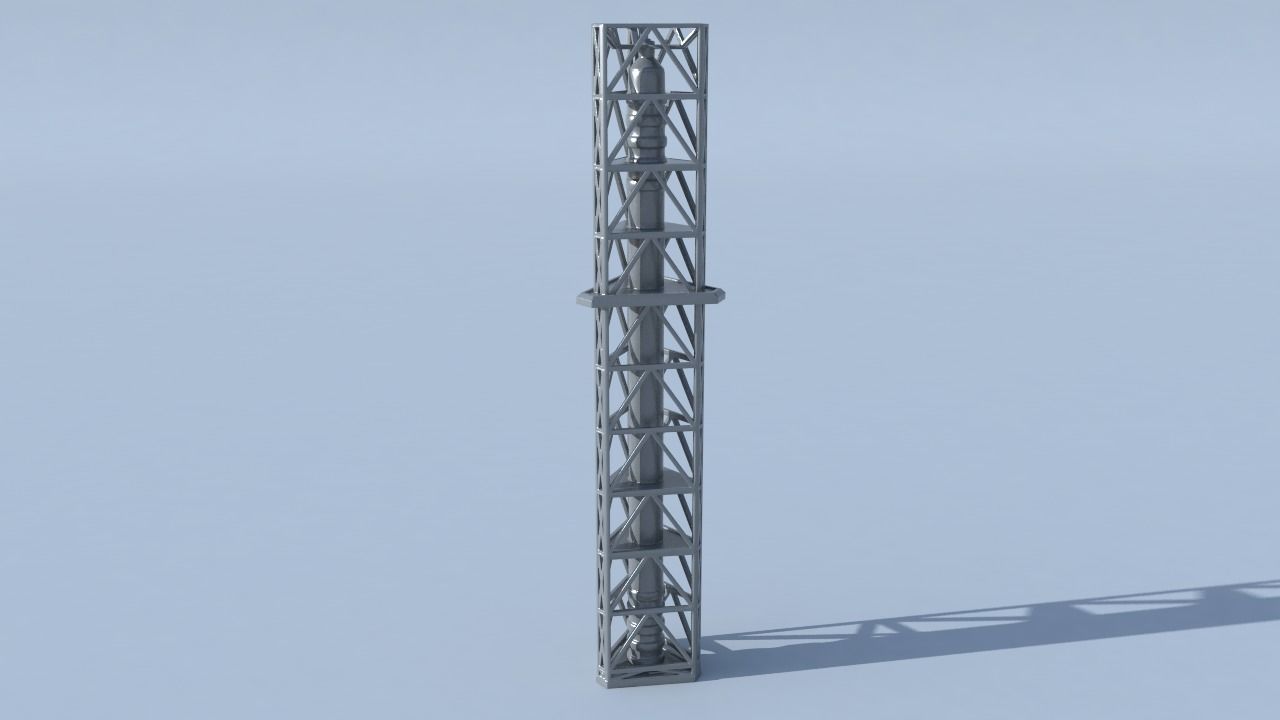 OilRig for 3Dprint 3D print model_8