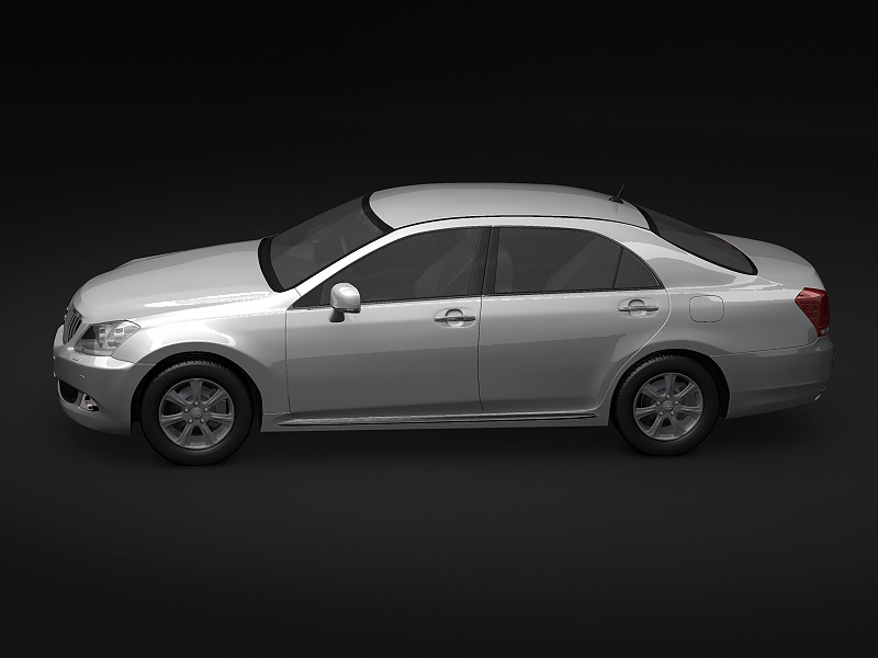 2009 Toyota Crown Majesta 3D model_1