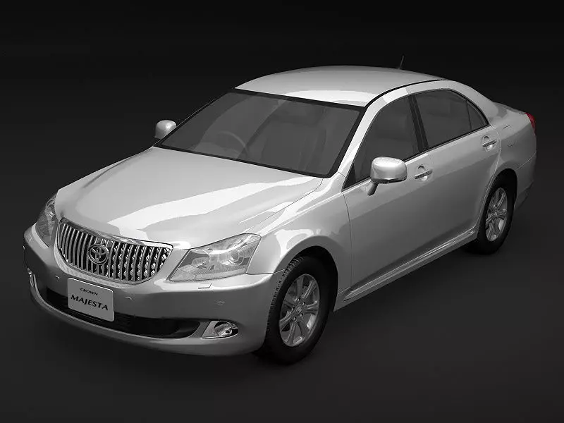 2009 Toyota Crown Majesta 3D model_0