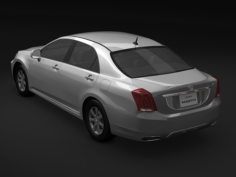 2009 Toyota Crown Majesta 3D model_2