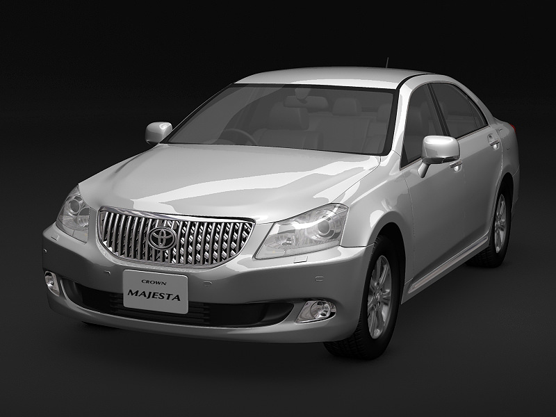 2009 Toyota Crown Majesta 3D model_7