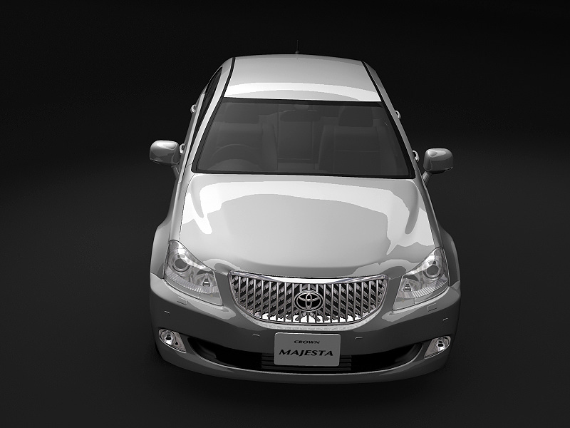 2009 Toyota Crown Majesta 3D model_6