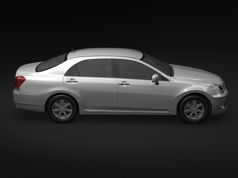 2009 Toyota Crown Majesta 3D model_4