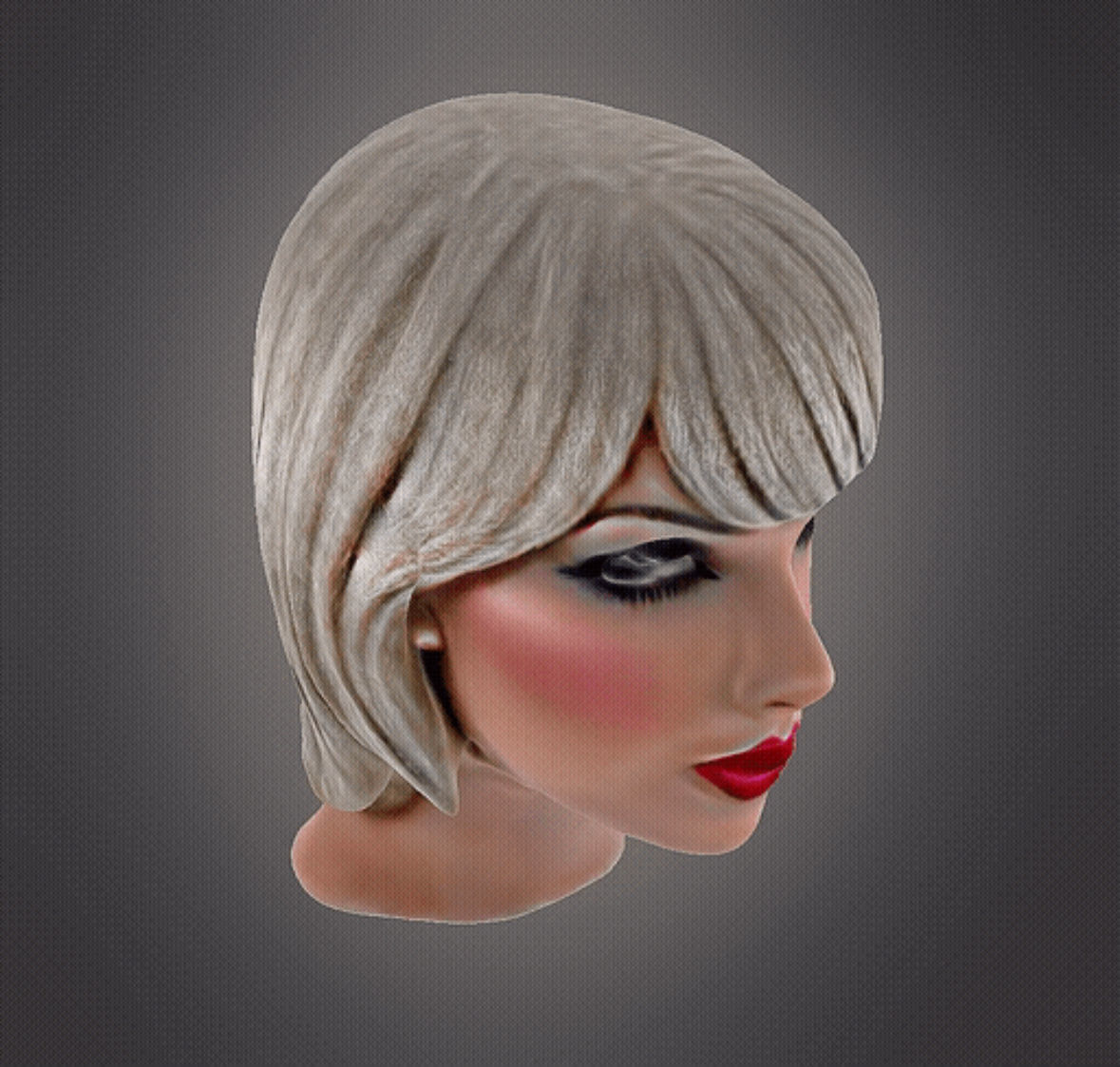 Taylor Swift Face 3D print model_5