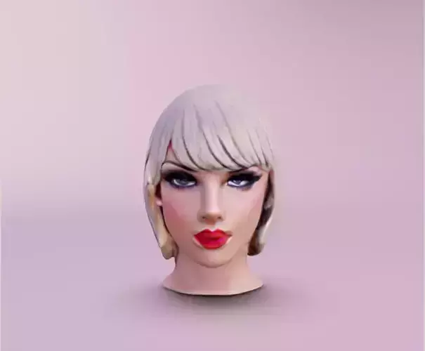 Taylor Swift Face 3D print model