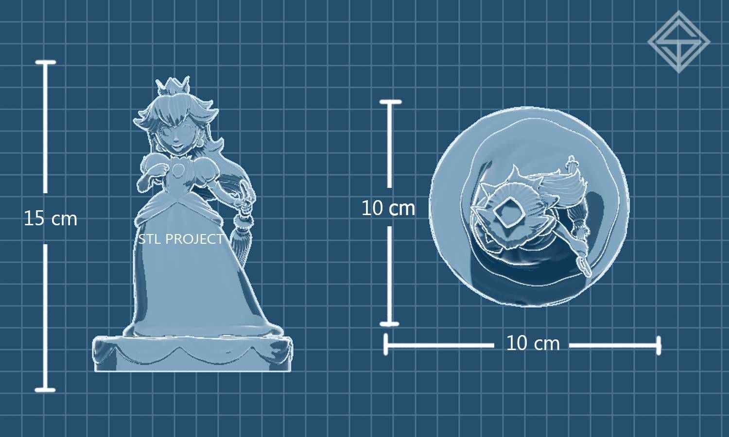 Princess 3D print model_7